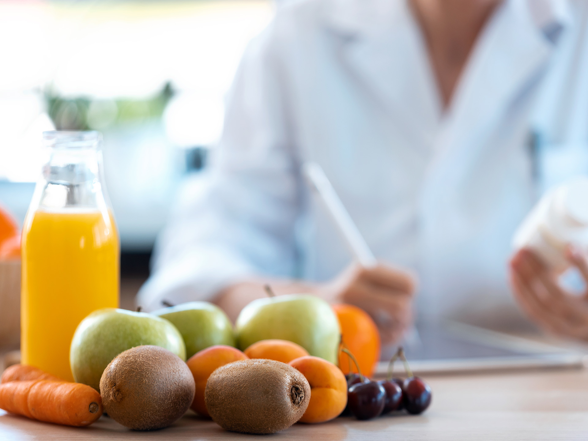 Früchte, Saft, Arzt, Gesundheit, Ernährung